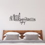 Wallity Sydney Escultura de Pared de Metal Negra